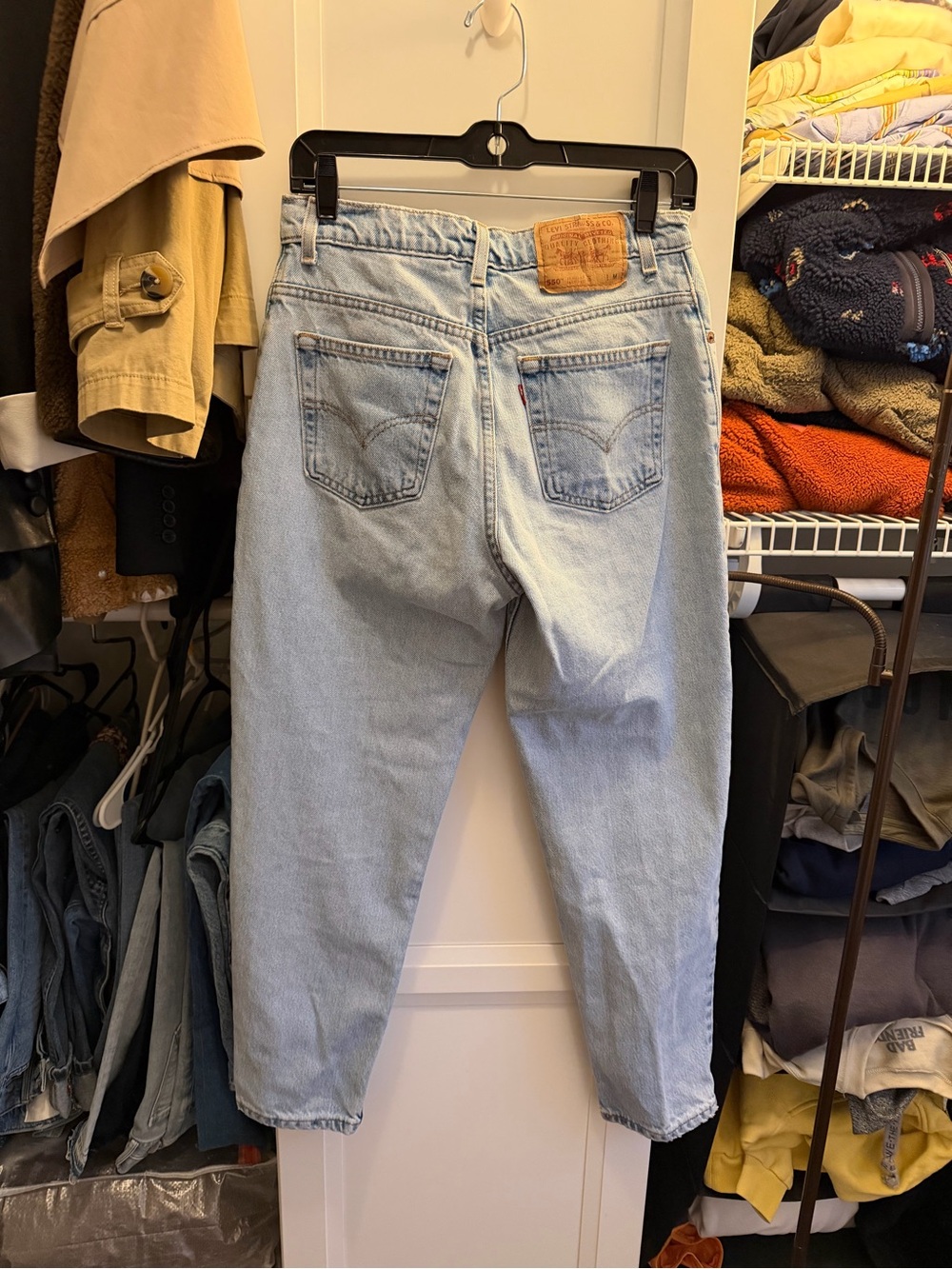 Vintage Levi’s 550 Made in the USA Relaxed Fit Tapered Leg size 8 P